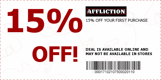 Affliction Coupons