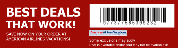 American Airlines Vacations Coupon