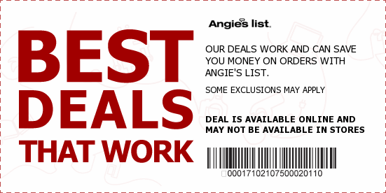 Angie's List Coupons