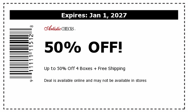 Artistic Checks Deals
