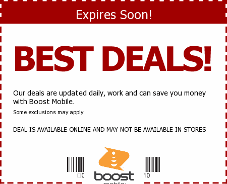 Boost Promotion Code