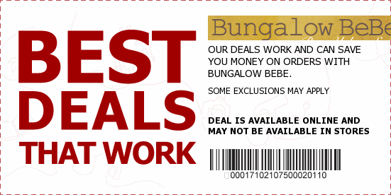 Bungalow Bebe Coupons