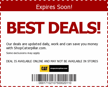 Caterpillar Promo Code