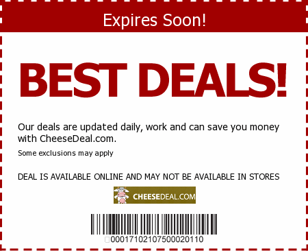 CheeseDeal.com Promo Code