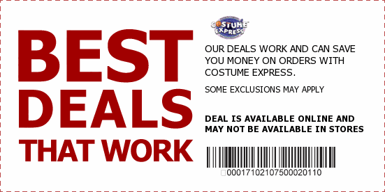 Costume Express Coupons