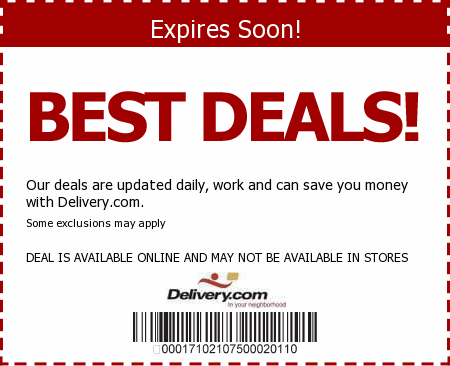 Delivery.com Promo Code