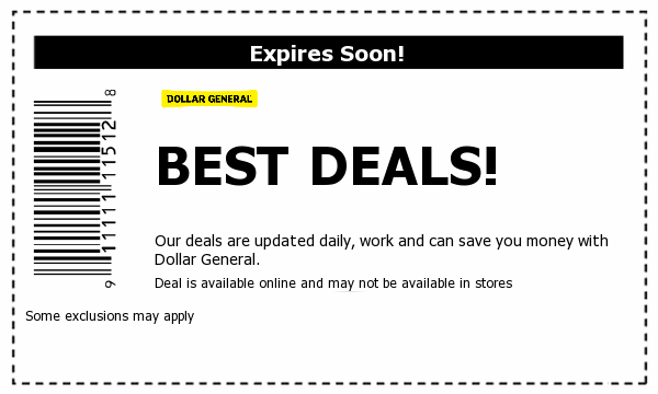 Dollar General Deals