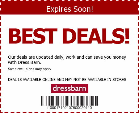 Dress Barn Promo Code