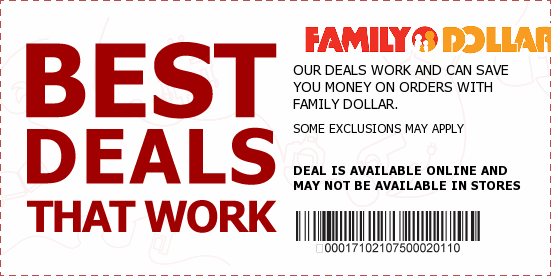 Family Dollar Coupons