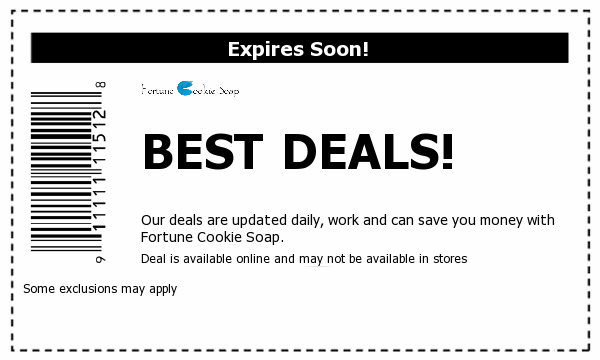 Fortune Cookie Soap Deals