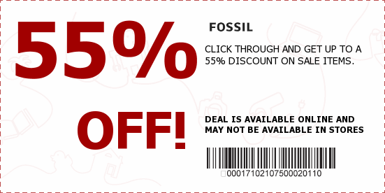 Fossil Coupons