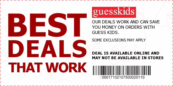 GUESS Kids Coupons
