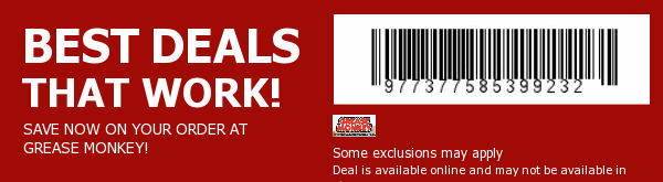 Grease Monkey Coupon