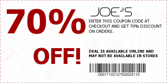 Joe's Jeans Coupons