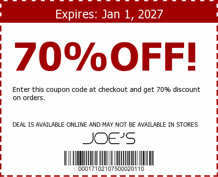 Joe's Jeans Promo Code