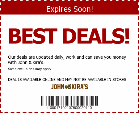 John & Kira's Promo Code