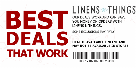 Linens n Things Coupons