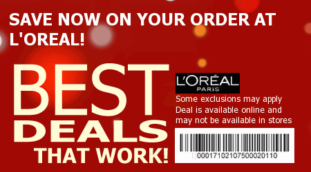 L'Oreal Coupon Code