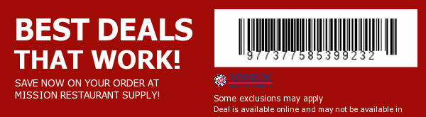 Mission Restaurant Supply Coupon
