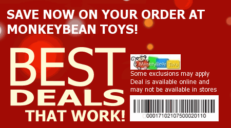 MonkeyBean Toys Coupon Code