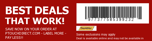 PtouchDirect.com - Label More - Pay Less! Coupon