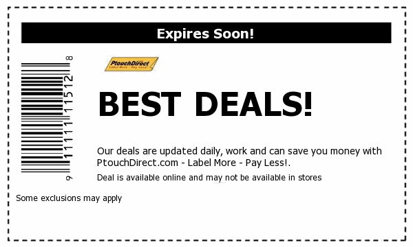 PtouchDirect.com - Label More - Pay Less! Deals