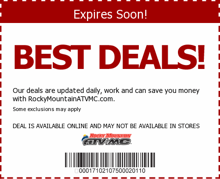 Rocky Mountain ATV Promo Code