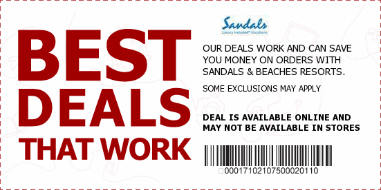 Sandals Coupons