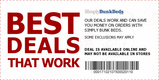 Simply Bunk Beds Coupons