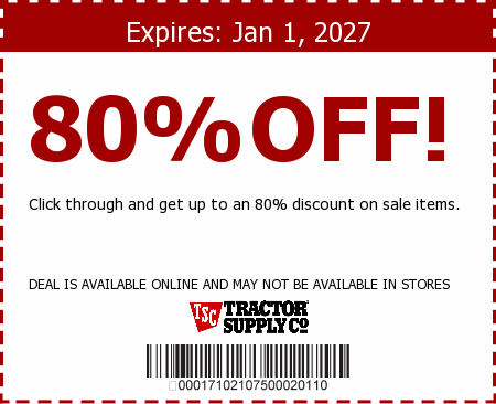 Tractor Supply Promo Code