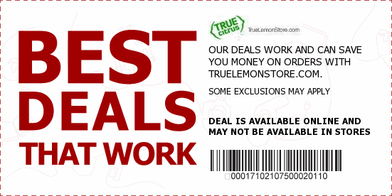 TrueLemonStore.com Coupons