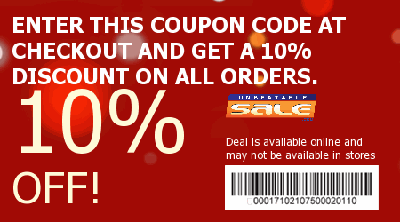 UnbeatableSale Coupon Code