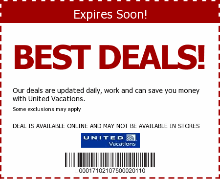 United Vacations Promo Code