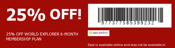 ancestry.com Coupon