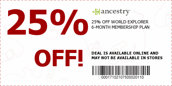 ancestry.com Coupons