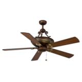 Hampton Bay 56 In. Amisky Ceiling Fan, Cherry Patina Finish with (Maple/Cherry) Reversible Blades Coupons
