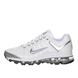 Nike Air Max+ 2009  Women's Leather Running Shoe in Silver Purple White Coupons