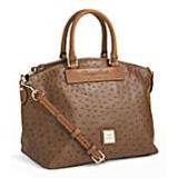 Dooney & Bourke Ostrich Embossed Leather Satchel Coupons