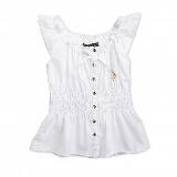 Baby Phat Smocked Waist Stretch Poplin Top Coupons