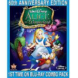 Disney Alice in Wonderland 60th Anniversary Edition Blu-ray Combo Pack Coupons