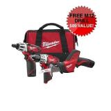 Milwaukee 12v Cordless M12 2 Piece Combo Kit Coupons