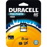 Duracell 8GB DUSD608GC Secure Digital High Capacity (SDHC) - Class 6 (150x) Coupons