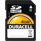 Duracell 4GB DU-SD-4096-R Secure Digital High Capacity (SDHC) Card Class 4 Coupons