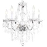 Hampton Bay Maria Theresa 6 Light Crystal Chandelier Coupons
