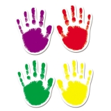 CARSON DELLOSA Handprint Cut-outs Coupons