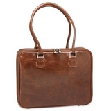 Mango Tango Brown Distressed Faux Leather Notebook Bag Coupons