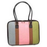 Mango Tango Pink Canvas Stripe Notebook Bag Coupons