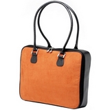 Mango Tango Pumpkin Faux Suede Laptop Bag Coupons