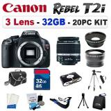 Canon - Digital Cameras EOS Rebel T2i Digital SLR Camera Bundle Coupons
